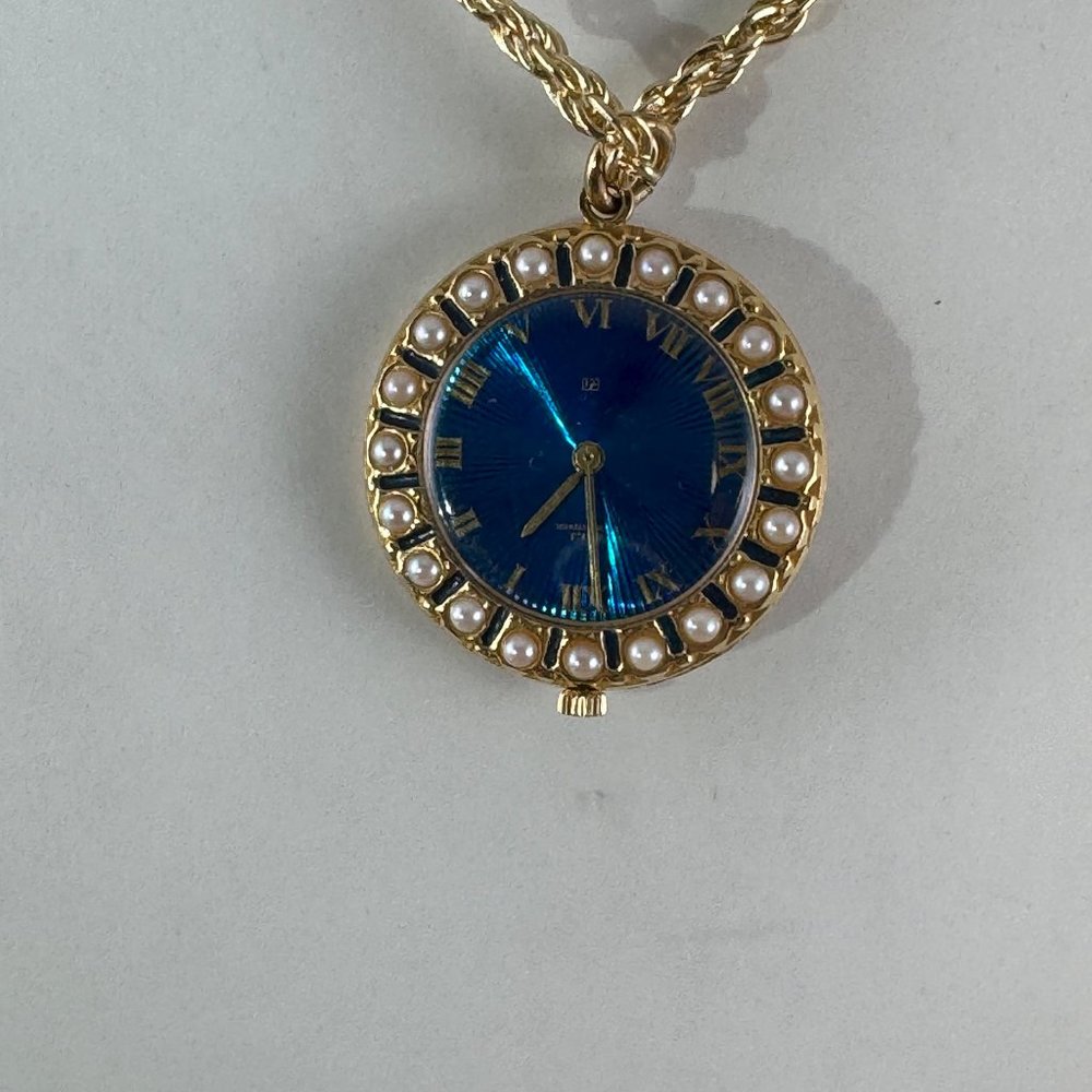 Vintage Ladies Pendant Watch 1960's Saks Fifth Ave